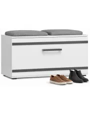 Biała szafka na buty do przedpokoju - Modavi w sklepie Edinos.pl