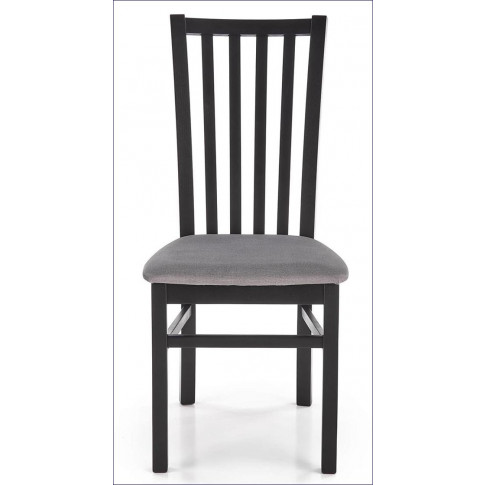 Bukowe krzesło z popielatą tapicerką Billy