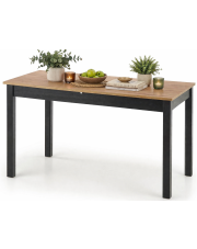 Rozkładany prostokątny stół restauracyjny w stylu loftowym - Lumos w sklepie Edinos.pl