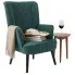 zielony fotel tapicerowany estan