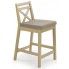 Zdjęcie produktu Drewniane krzesło barowe Lidan - dąb sonoma.