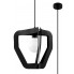 Czarna geometryczna lampa wisząca loft EXX234-Trevi