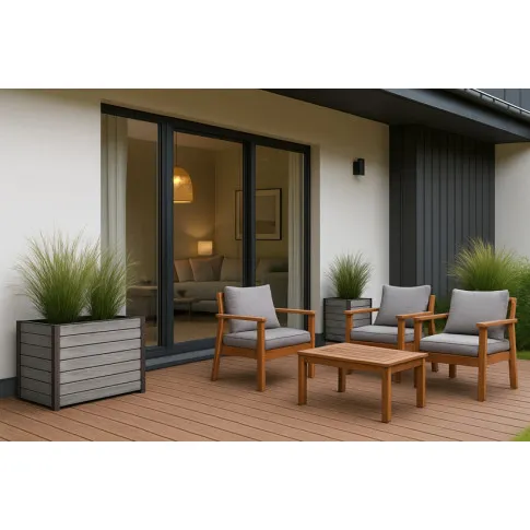 wizualizacja donicy na taras Akira