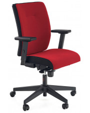 Czerwone nowoczesne krzesło obrotowe do biurka - Revex w sklepie Edinos.pl