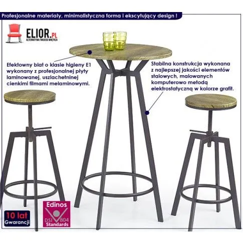 Fotografia Stolik barowy Kyra z kategorii Strona główna