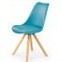 Zdjęcie produktu Krzesło w stylu skandynawskim Depare - turkusowe.