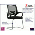 Krzesło Merti z chromowaną ramą