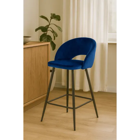 Wizulaizacja krzesła Apuss niebieskie