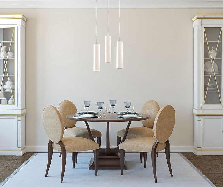 Biała minimalistyczna lampa wisząca tubaZ629-Renzo