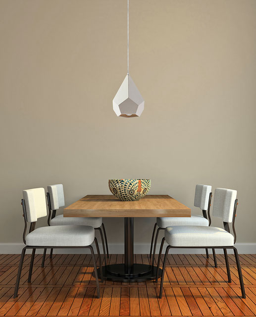 Biała minimalistyczna lampa wisząca EXX238-Pavlis z ceramiki