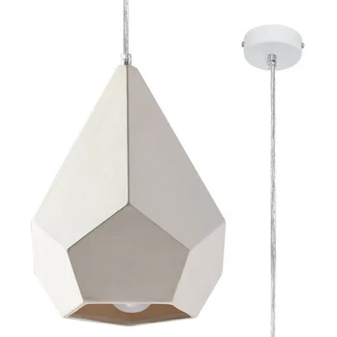 Biała geometryczna lampa wisząca EXX238-Pavlis