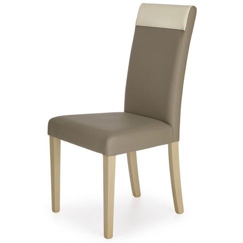 Zdjęcie produktu Tapicerowane krzesło skandynawskie Devon - beżowe.