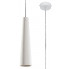 Biała minimalistyczna lampa wisząca tuba EXX239-Elekta