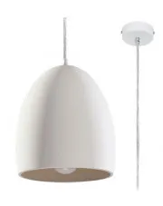Minimalistyczna lampa wisząca z ceramiki - EXX240-Flavor w sklepie Edinos.pl