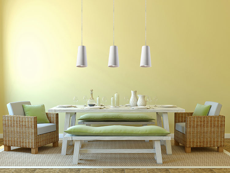 Biała minimalistyczna lampa wisząca R134-Limora z ceramiki