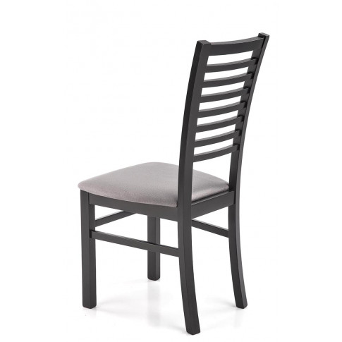 Bukowe krzesło z popielatym siedziskiem Gizmo