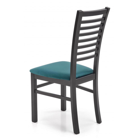 Bukowe krzesło z zielonym siedziskiem Gizmo