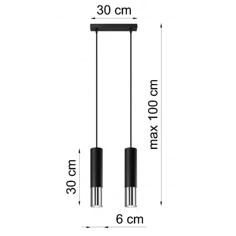 Wymiary lampy wiszącej EXX245-Loper