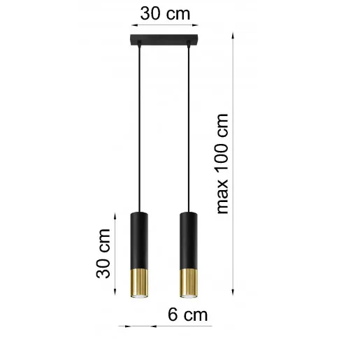 Wymiary lampy EXX245-Loper