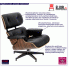 Fotel Mahis 2X czarny heban komfortowy