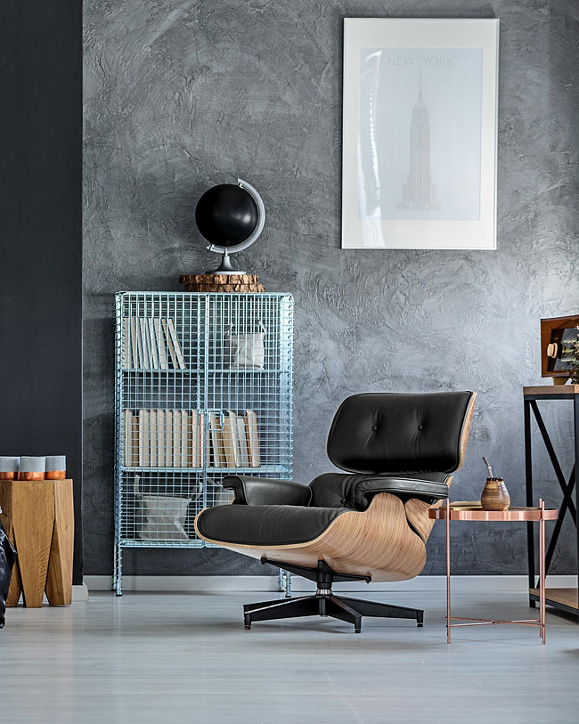 Szykowny fotel wypoczynkowy Gizja 2X - czarny