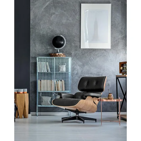 Fotel Mahis 2X czarny orzech luskusowy