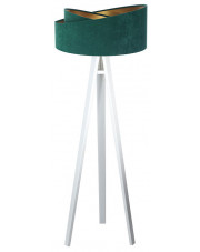 Zielono-biała lampa stojąca trójnóg - EXX250-Volia w sklepie Edinos.pl