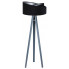 Czarno-antracytowa welurowa lampa stojąca trójnóg - EXX252-Diora