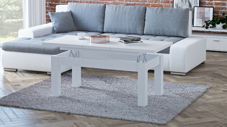 Nowoczesny ławostół Fabien z rozkładanym blatem