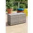 Szara rattanowa skrzynia do ogrodu   Lagu 4X