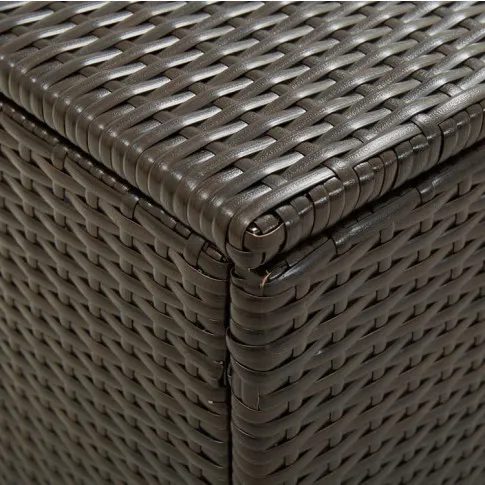 Rattanowa skrzynia ogrodowa Artin 2X brązowa