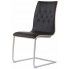 Zdjęcie produktu Pikowane krzesło Senter - czarne + orzech.