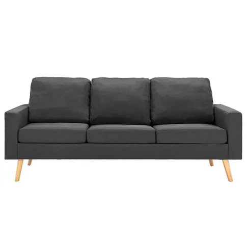 3-częściowy ciemnoszary zestaw wypoczynkowy Lavinia 3Q