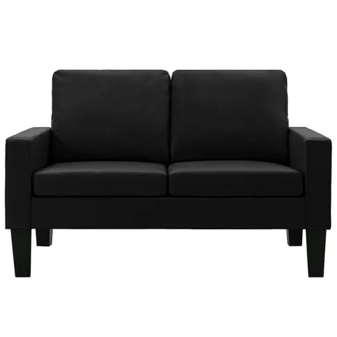 3-osobowy czarny komplet wypoczynkowy Zuria 2A 