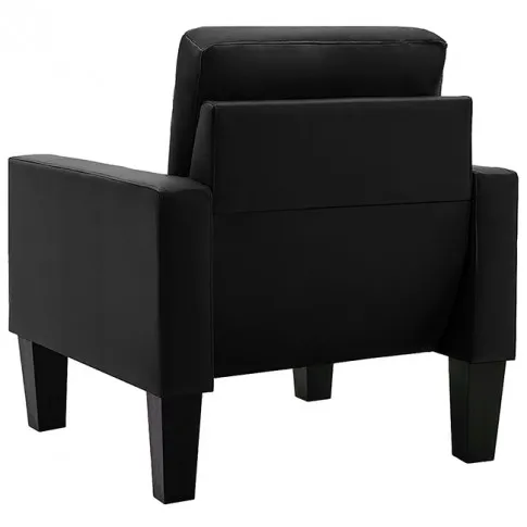 3-osobowy czarny komplet wypoczynkowy Zuria 2A 