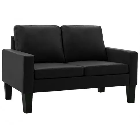 3-osobowy czarny komplet wypoczynkowy Zuria 2A 