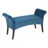 Niebieska ławka Erlina miękka