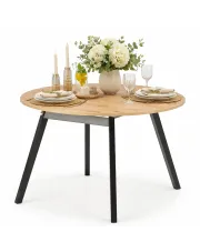 Okrągły rozkładany stół - Jodi w sklepie Edinos.pl