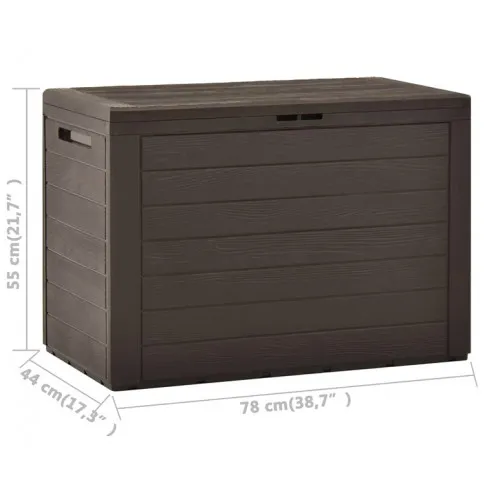 Wymiary skrzyni ogrodowej Lafis 3X