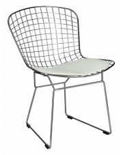 Druciane krzesło białe - Alios 3X
