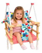 Rosnąca huśtawka dla dziecka we flamingi - Raxan w sklepie Edinos.pl