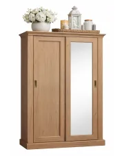 Szafa przesuwna w odcieniu kraft złoty  - Metro 2X w sklepie Edinos.pl