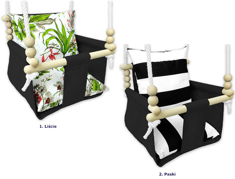 Dziecięca huśtawka kubełkowa Rivers do domu i ogrodu