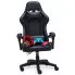 Czarne obrotowe krzesło gamingowe - Izma
