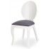 Zdjęcie produktu Skandynawskie krzesło typu ludwik Lavon - białe.