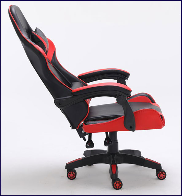 Obrotowe krzesło dla graczy Vexim z odchylanym oparciem