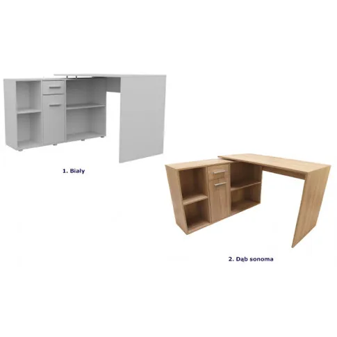 Dostępna kolorystyka biurka Soler