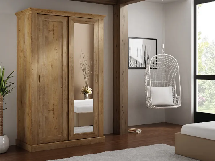 Aranżacja z wykorzystaniem szafy przesuwnej Metro 4X