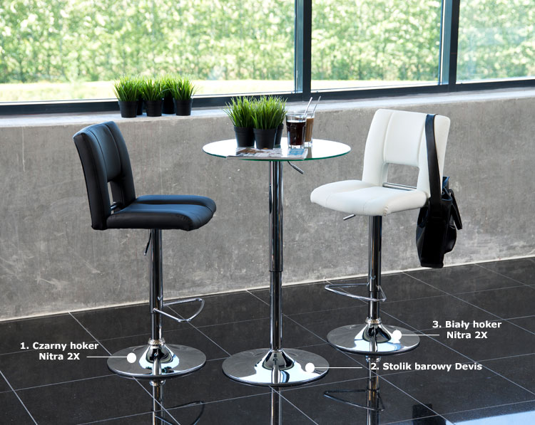 Wizualizacja stolika barowego Lissa