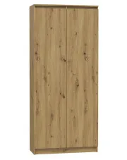 Minimalistyczny regał zamykany dąb artisan - Altar w sklepie Edinos.pl